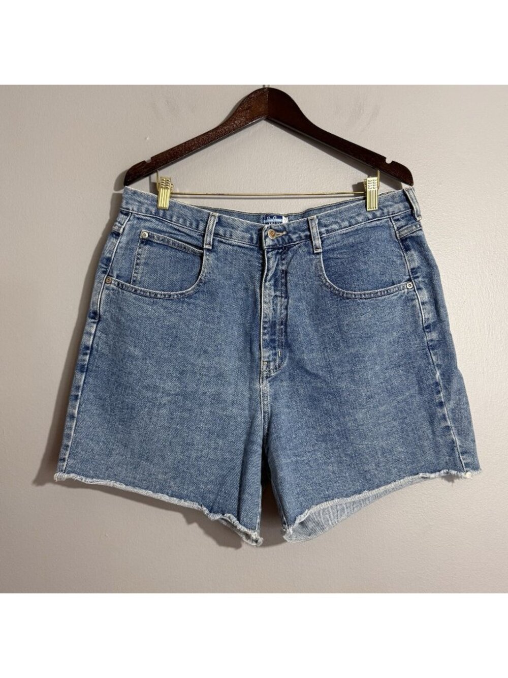 Vintage VJ  Venezia Jean Shorts Women Plus Size 18 W36 Cutoff Cuffed Retro Raw
